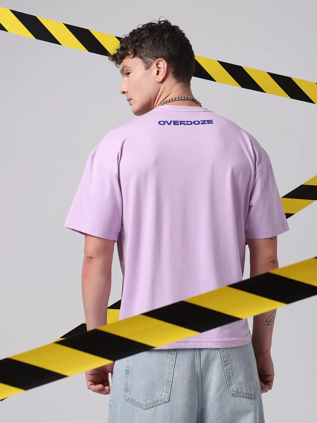 Spiritual Aura Activated Chakra Oversized Lavender Cotton Unisex