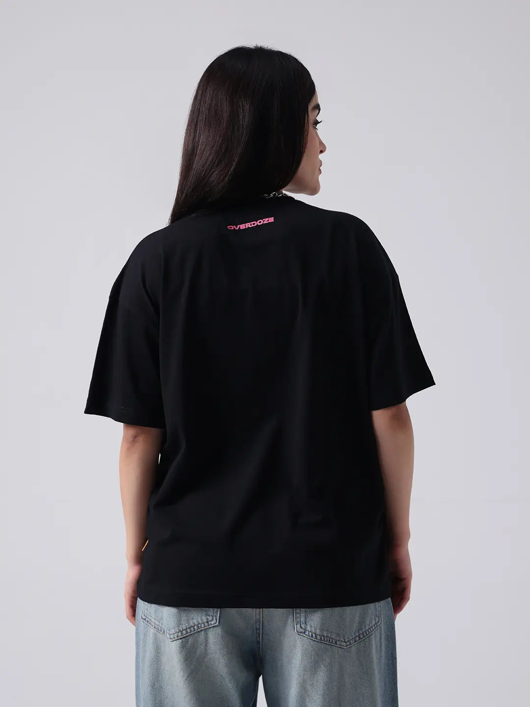 Log Out Anti Social Club Printed Relaxed Fit Unisex Oversize T shirt