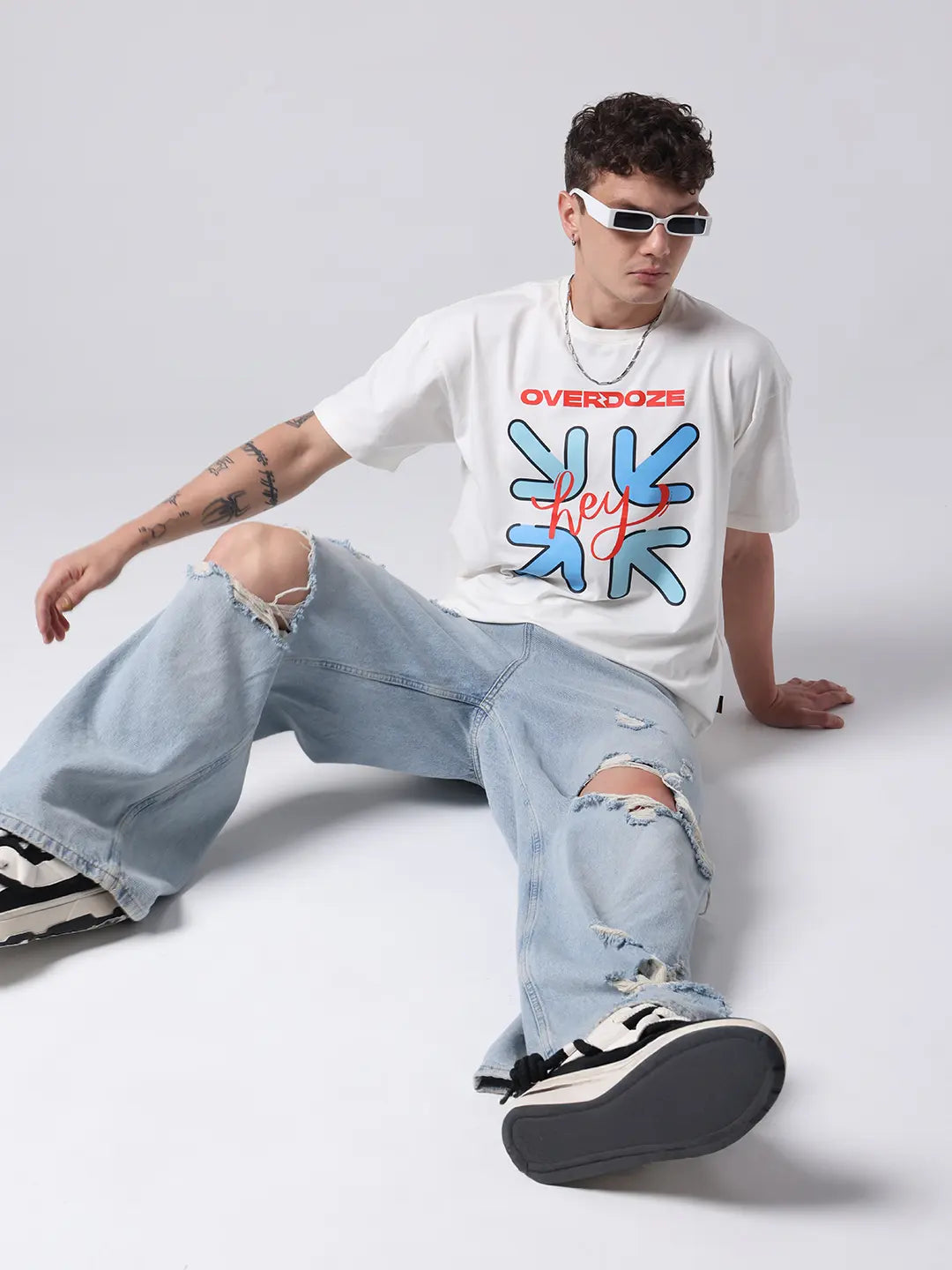 Unapologetically Myself Not Sorry Boxy Fit Printed Cotton Unisex T-shirt.