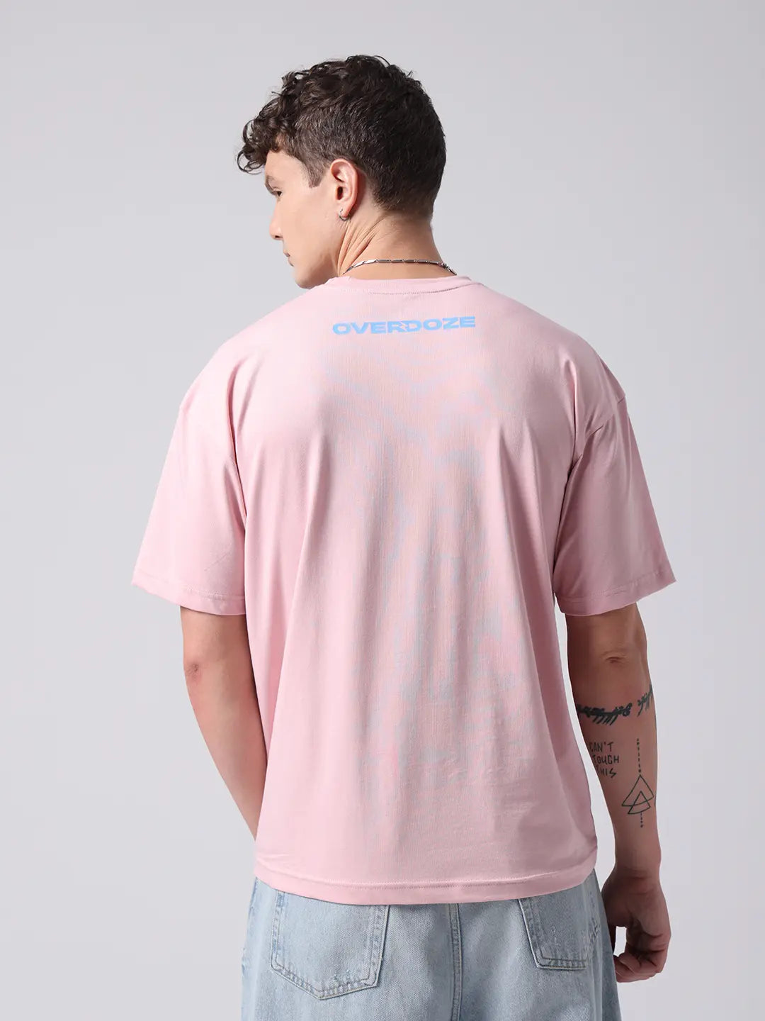 Universe Galaxy Printed Cosmic Boxy Oversized Fit T shirt for Unisex
