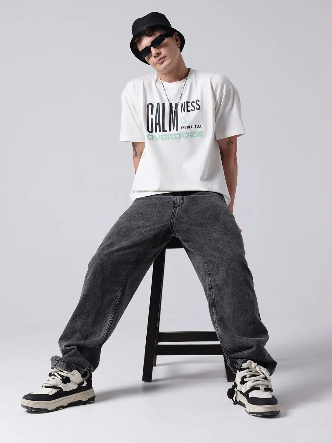 Calmness - Be Calm Flex Boxy Fit Cotton Unisex T shirt