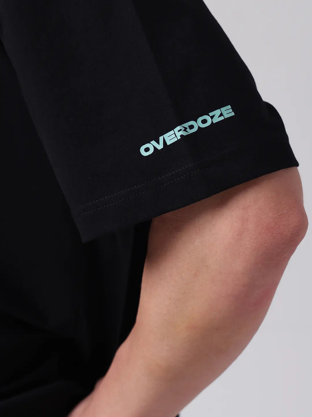 Open Minded Free Will Neutral Black Boxy Fit Unisex T shirt