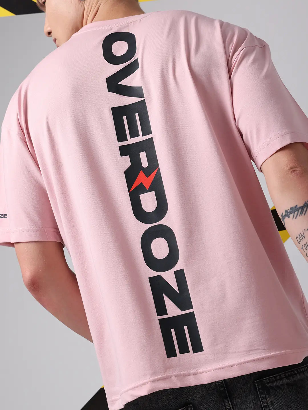 Deactivation Disconnect Printed Boxy Oversized Fit Cotton T shirt for Unisex