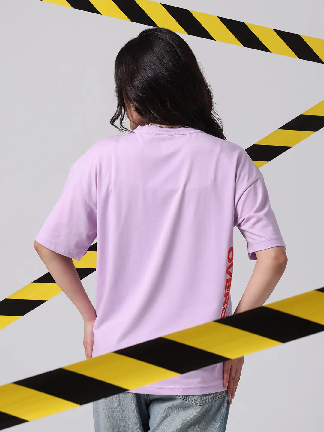 Error 404 Coding Glitch Printed Cotton Lavender Unisex T shirt
