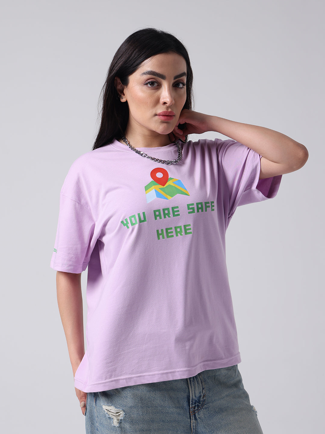Emotional Safe Space Comfort Cotton Unisex Boxy Oversized Fit T shirt