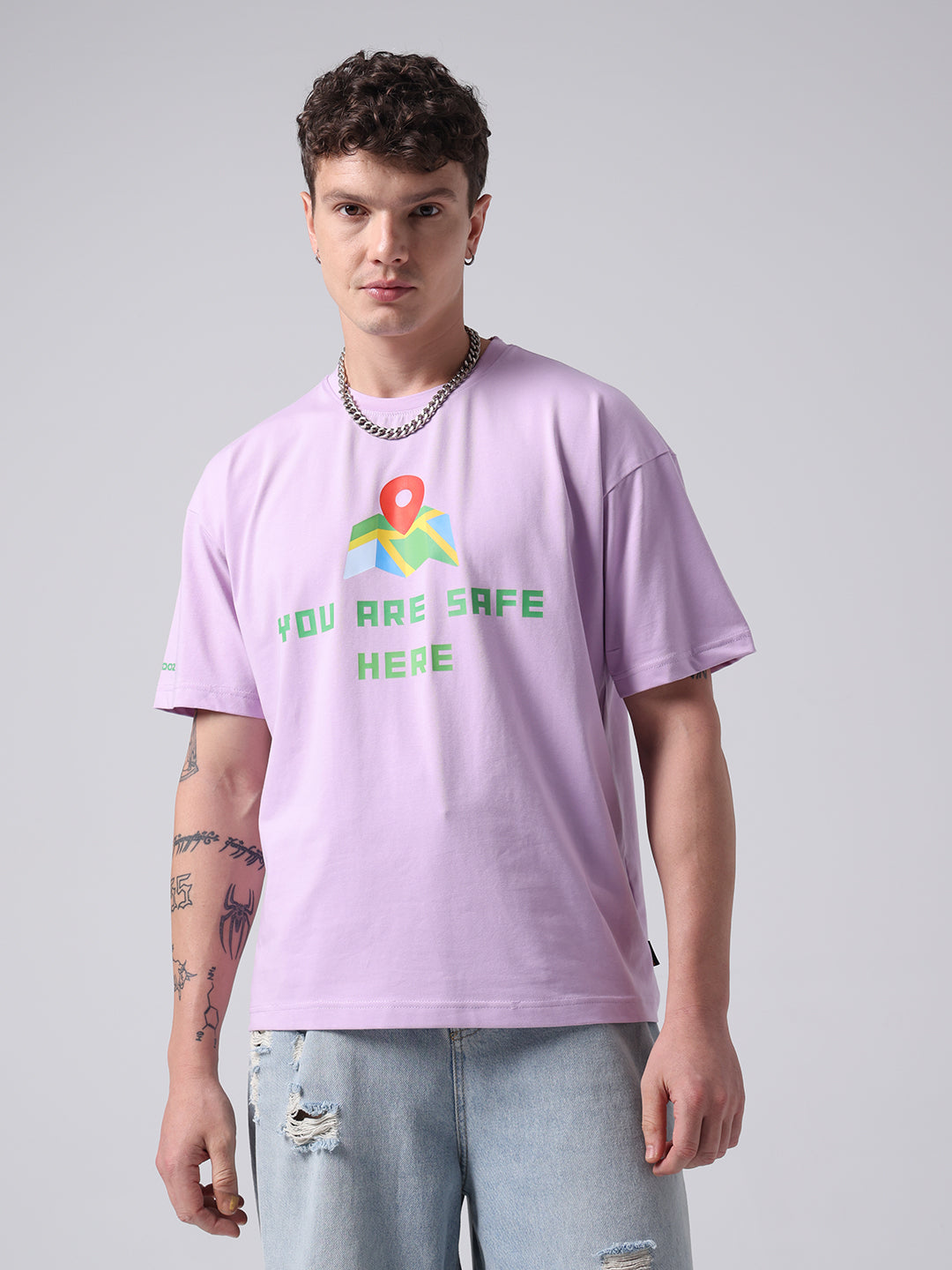 Emotional Safe Space Comfort Cotton Unisex Boxy Oversized Fit T shirt